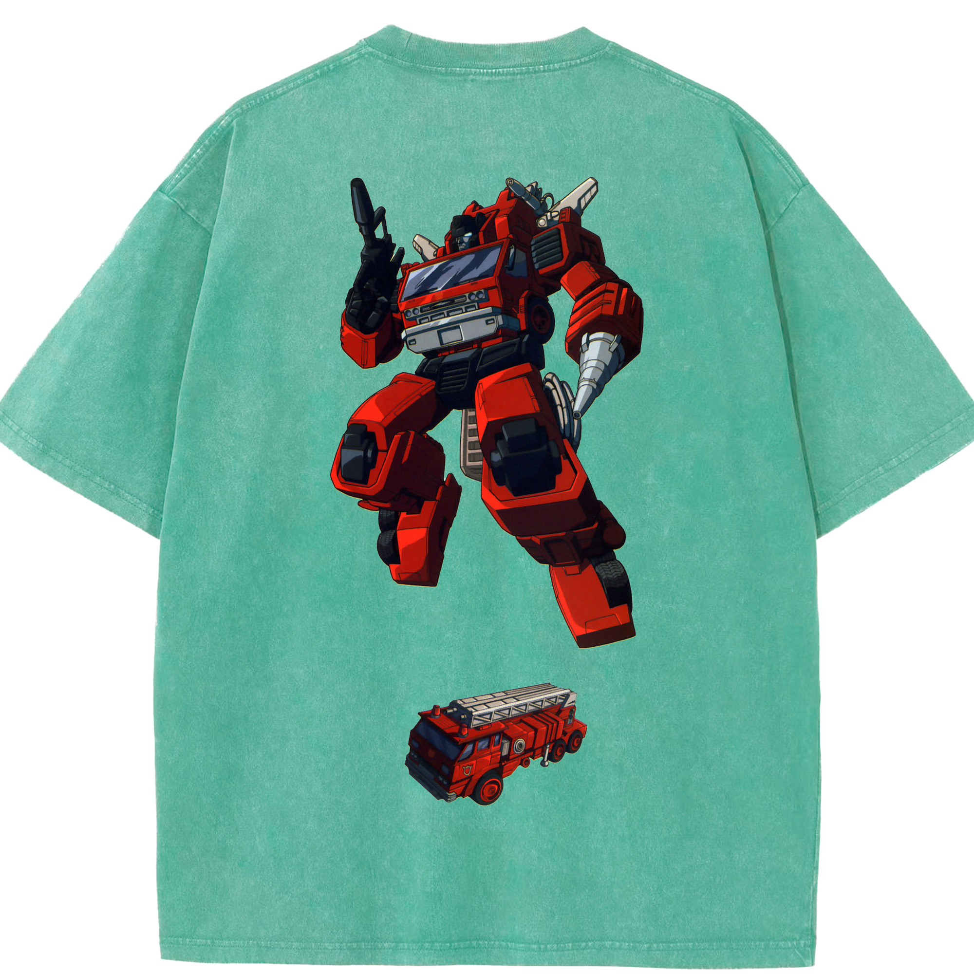（画像用）  綿100% ヴィンテージ風 半袖Tシャツ（背面プリント）